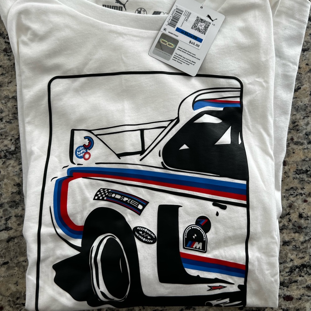 BMW M Sport and Puma collab tshirt size XL